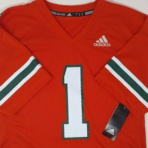 Adidas Boy's NCAA Univ of Miami Replica Jersey